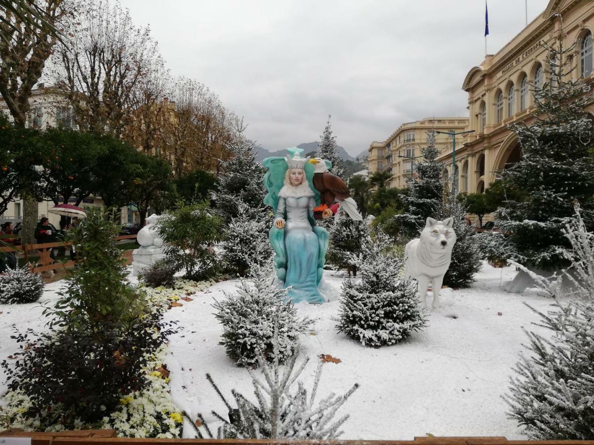 Appartement Le Cernuschi Rdc Menton Kültér fotó
